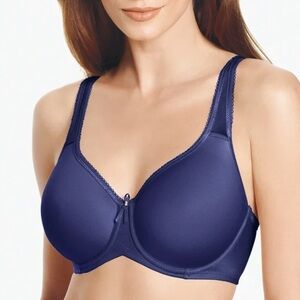 Wacoal NEW 40G Basic Beauty Spacer Underwire T-Shirt Bra Support Blue Top 853192